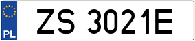 Truck License Plate